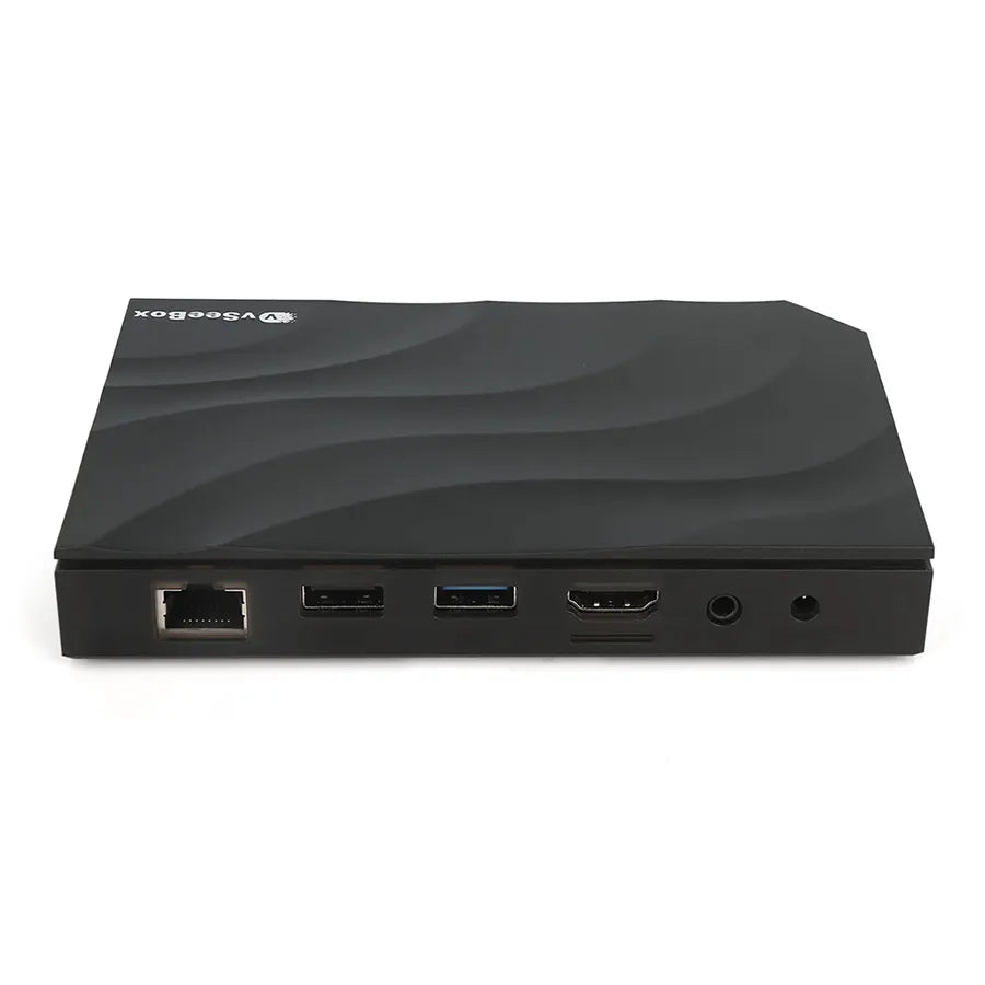 vSeeBox V3 Plus back ports – HDMI, USB, Ethernet connections